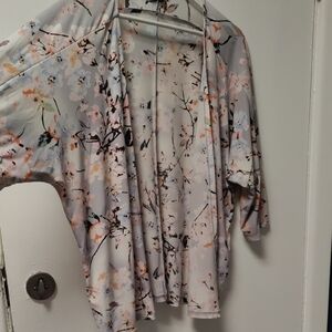 Warehouse Multicolor Patterned Kimono